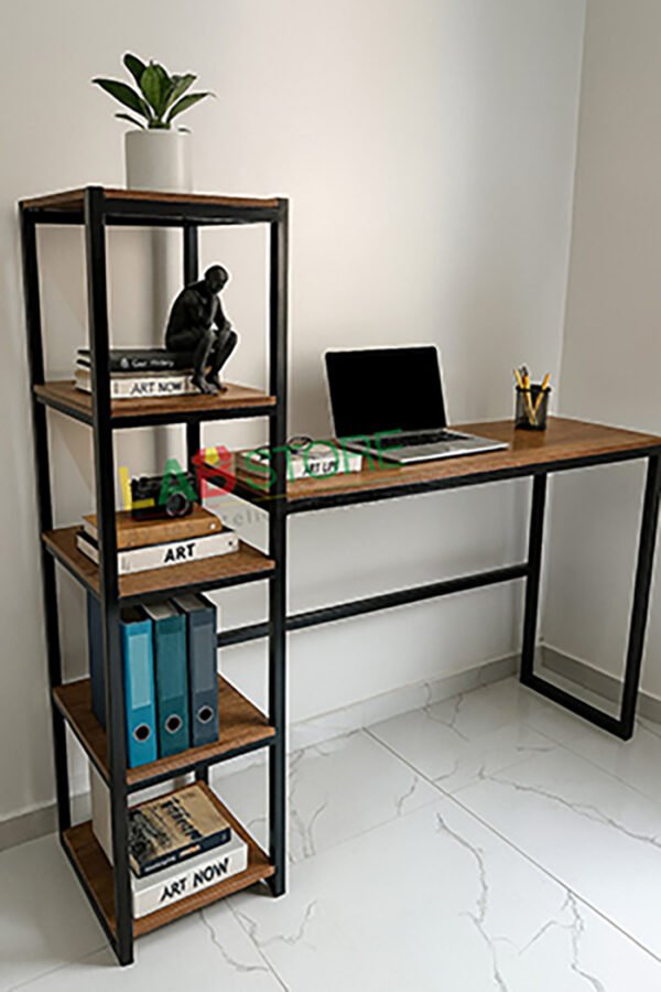 Meuble de rangement décor bois & métal